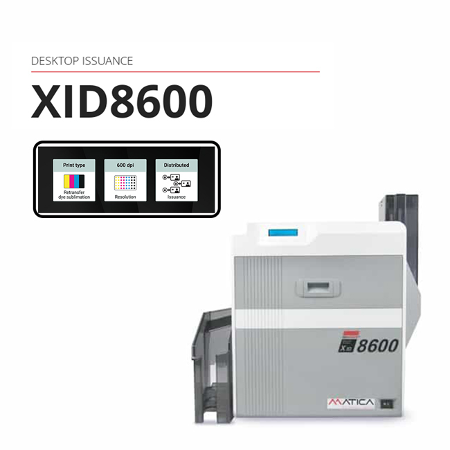 Matica XID8600 600dpi Retransfer Card Printer