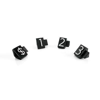 AP3-10-7.5 Preissysteme Dreieck ABS Kunststoffe USD Schmuck Preis Würfel