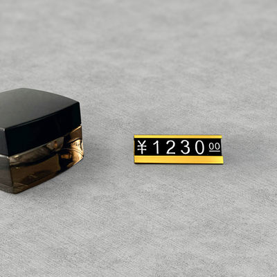 AaL-49-17 S メタルベース プラスチック文字 価格 ショッピングモールで飾品を展示するためのキューブ