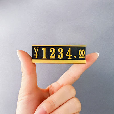 AaL-60-22 نمایشگر قیمت پلاستیکی پایه فلزی که برای نشان دادن قیمت محصولات در فروشگاه های خرده فروشی استفاده می شود