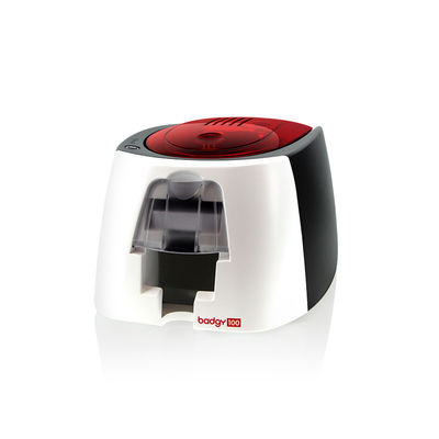 Compact Desktop Card Printer Badgy 100 Single Sided From Evolis 