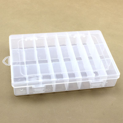 24 Gitter-transparente Plastik-Organisator-Box entfernbare Trennscheiben Lagerung