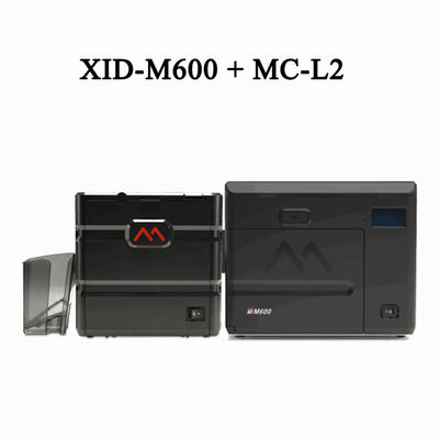 Matica XID-M600 Desktop ID Card Printer with 600dpi Resolution, Dual Input Hoppers, and 150 Color Cards Per Hour