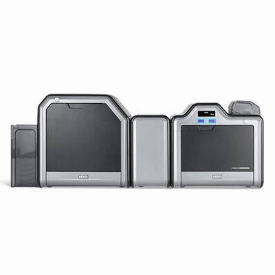 HID Fargo HDP5000E ID Card Printer with 300 dpi Resolution, UV NFC Printing, and High Definition Retransfer Technology