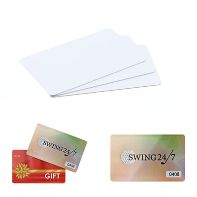 Premium Blank PVC Cards with High-Gloss Finish, 30 mil Thickness, and Class 1000 Dust-Free for Custom Printing