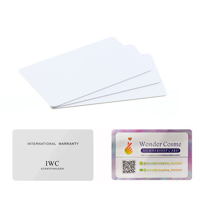 Full-Bleed Printable Blank PVC Cards with 30 mil Thickness and Class 1000 Dust-Free for High-Quality Printing
