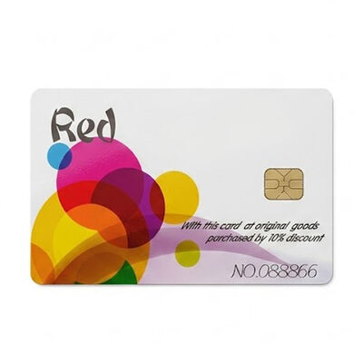 Full-Bleed Printable Contact IC Smart Cards with 85.6mm x 54.0mm Size and 0.76mm Thickness