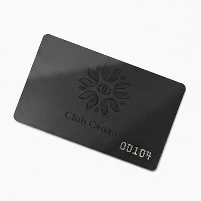 Wholesale CR80 PVC Card with Gold Foil Embossing, Full-Bleed Printable and 30 mil Thickness for Premium Membership