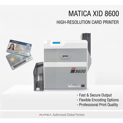 Identis XID8600 600dpi High Definition Retransfer Card Printer for Durable Campus ID Cards